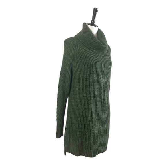 A New Day Target Sweater Tunic Turtleneck Chunky Knit Olive Green Women’s Size M - Picture 3 of 13